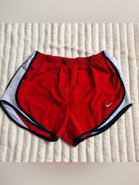 Nike Women’s Red Dri-Fit Athletic Running Shorts